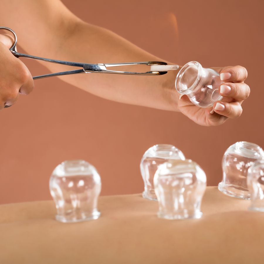 Schröpfen mit Vakuum